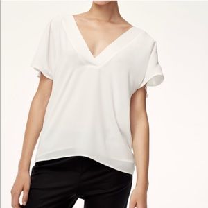 NWOT Aritzia Babaton Jacobo blouse size small